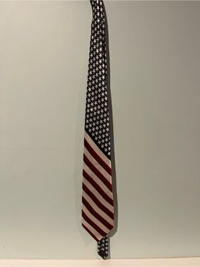 Jimmy V Men’s Patriotic Stars & Stripes Tie Red, White & Blue